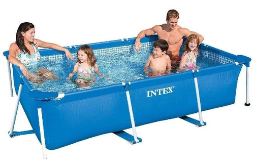 Piscina Familiar De Tubos Intex De 2.20mx1.50mx60cm, Nueva!