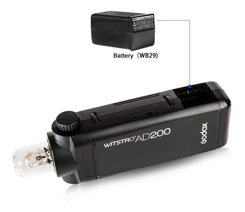Bateria Litio Ion Godox Wb29 Wb 29 Para Flash Ad200
