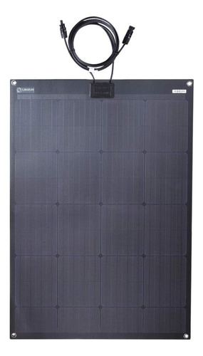 Lensun Panel Solar Flexible Etfe 100 W 12 V Negro Ultrafino