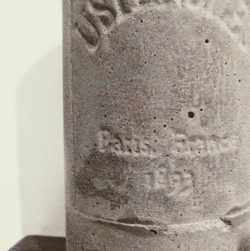 Tarro Cemento Utensillos Ustensiles Paris, France 1893