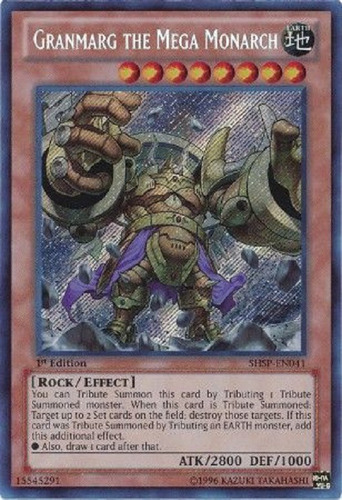 Granmarg El Mega Monarca Secret Raro Yugioh