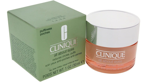 Clinique All About Eyes Crema Para Las Mujeres, Sin Color