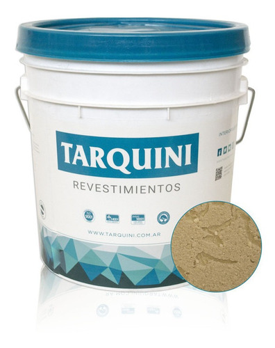 Revestimiento Acrilico Tarquini Raya2 Fino 20k Verde Cemento