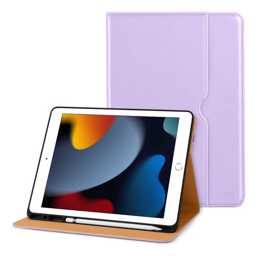 Funda New Para iPad 2021 10.2 Dtto 9/8/7 Gen D/cuero/lavende