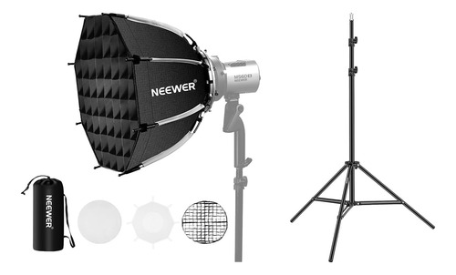 Montaje Octogonal Softbox Bowens Plegable Rápido Con Difusor