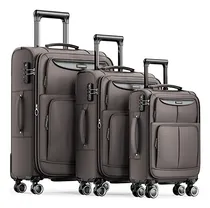 Comprar Set De Equipaje Showkoo, 3 Piezas, Softside, Expandibles Y L
