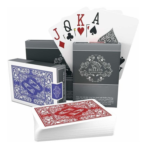 Naipes De Poker Bullets Playing Cards Dos Barajas De  De Npk