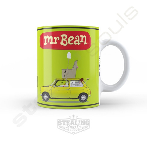 Taza Porcelana Fierrera | Mr. Bean | Mini 1000 1977 | Serie
