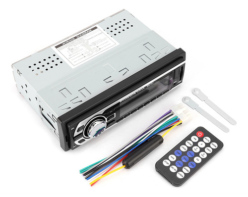 Leitor De Rádio De Carro Dc 12v Stereo Mp3 Fm Usb Aux No Pai