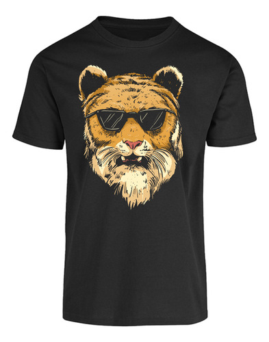 Playera Hombre Manga Corta Tigre Cool