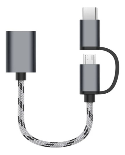 Cable Convertidor Tipo C Y Micro Usb A Usb 3.0 Otg Celulares