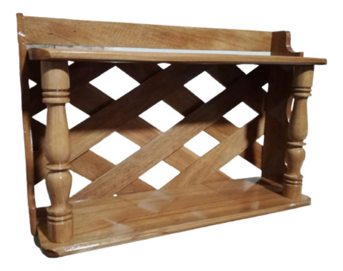 Repisa Multiusos Nordic De Madera 2 Niveles Natural