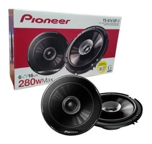 Imagen 2 de 3 de Parlantes Pioneer 6.5 2 Vias 280 Watt 4 Ohms Ts-g1610f