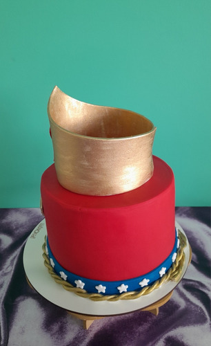 Torta Wonder Woman Mujer Maravilla
