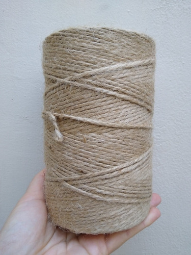 Hilo Yute Natural 500 Grs. Macramé. Crochet. Artesanias
