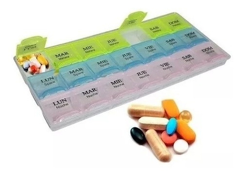 Pastillero Semanal X 3 Veces Al Dia Español