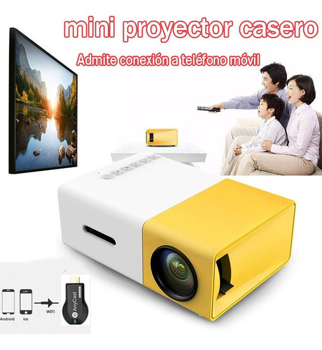 Pequeño Proyector Portátil De Cine En Casa Proyector Hd