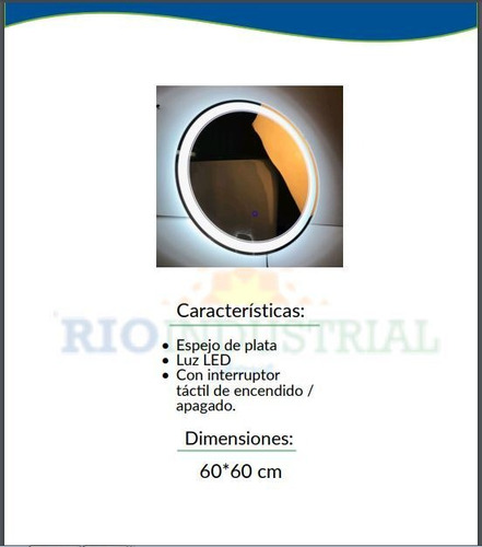 Espejo Led Táctil Bsl-led8001