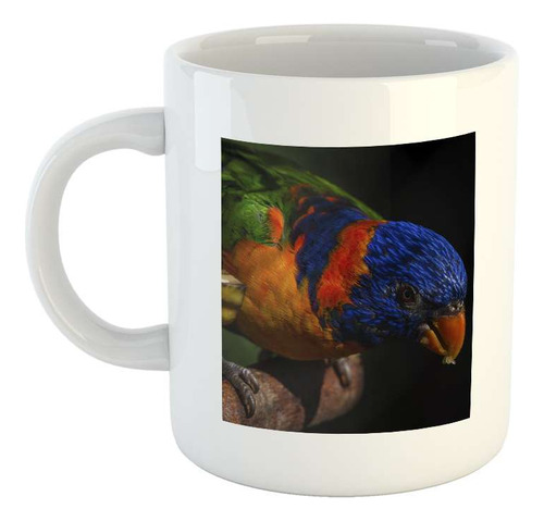 Taza Ceramica Aves 3 Ave Multicolor Posada Tronco