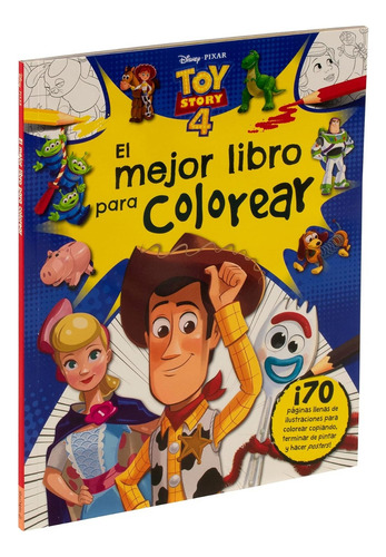 Libro Con Actividades Para Colorear. Disney Toy Story 4