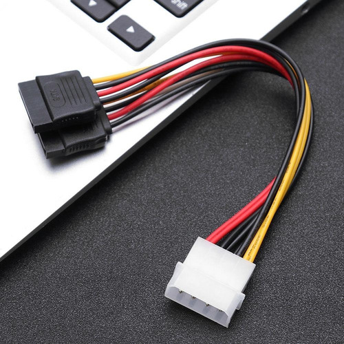 Cable Poder Ide A 2 Sata Molex Macho 2 Sata Hembra