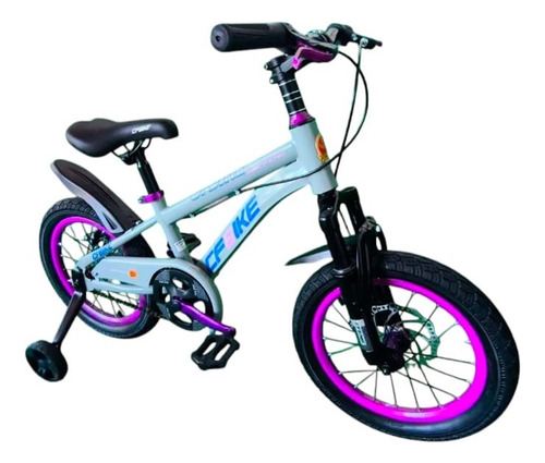 Bicicleta Aro 16 Roja Cfbike Cfeng Con Freno Disco