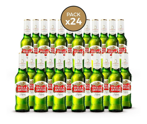 Cerveza Stella Artois 330 ml Pack 24 Botellas
