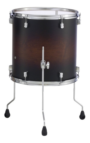 Tom De Piso Pearl Decade Maple 14x14 Chancha 262 Black Burst