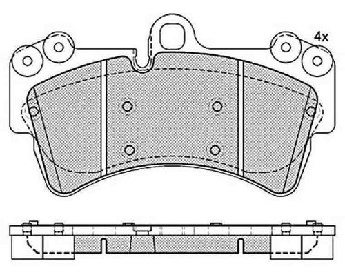 Pastilla De Freno Audi Q7 4.2 Tdi 07/ Delantera
