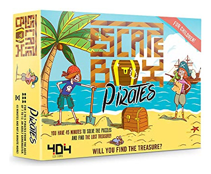 Juego Escape Box Pirates | Escape Room Box | Diversión