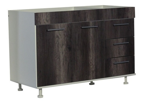 Imagen 2 de 6 de Cocina Bajo Mesada 1.20 X 0.83 X 0.60m - Melamina - Tigre