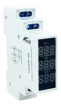 Comprar Voltimetro Gralf Modular Trifasico 80v-500v Riel-din Digital