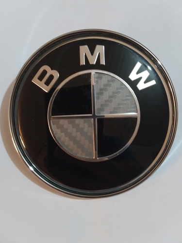 Emblema Bmw Tipo Fibra Carbono 74mm Negro (prod.alternativo)