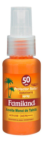 Protector Solar Hidratante Monoi Coco Fps50 Spray 50 Ml