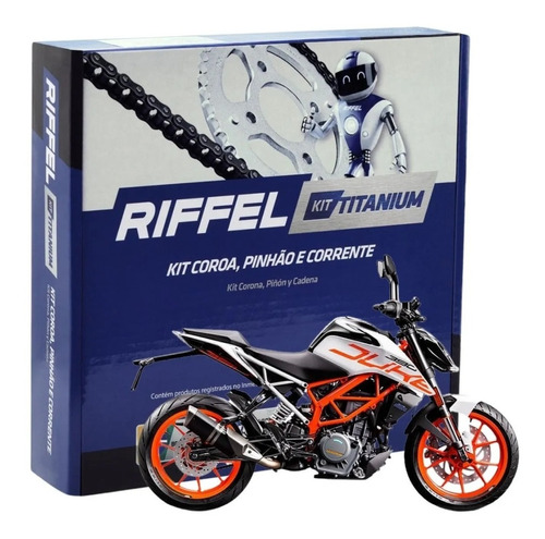 Kit Transmisión Riffel Ktm Duke 390 45/15 Origina