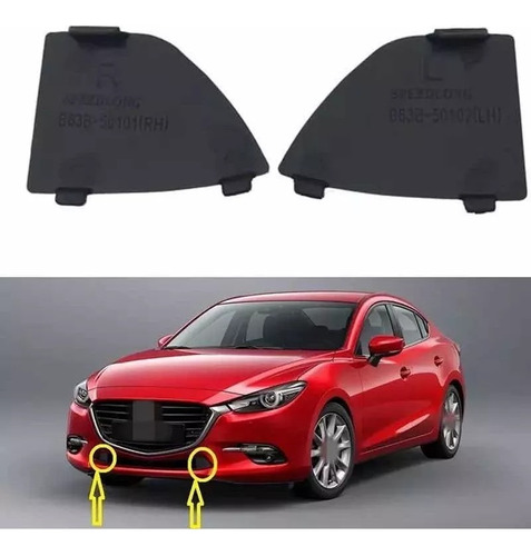 Par De Tapas Para Facia Delantera Mazda 3