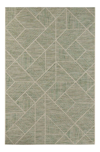 Alfombra Breeze Sisal Look 160x230cm Color Wool/forest Green Diseño De La Tela A051/2t18