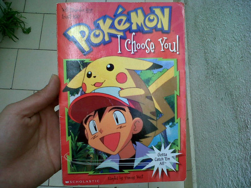 Libro De Lectura Infantil (en Ingles) Pokémon Yo Te Elijo (Usado)