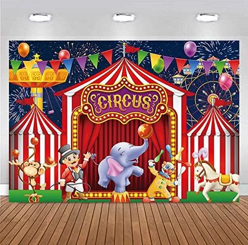 Decoración de circo de carnaval