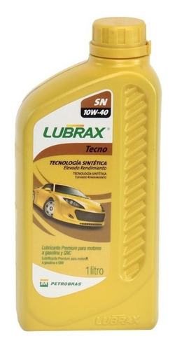 Imagen 2 de 4 de Aceite Lubrax 10w40 Tecno Caja 24 X 1 Litro