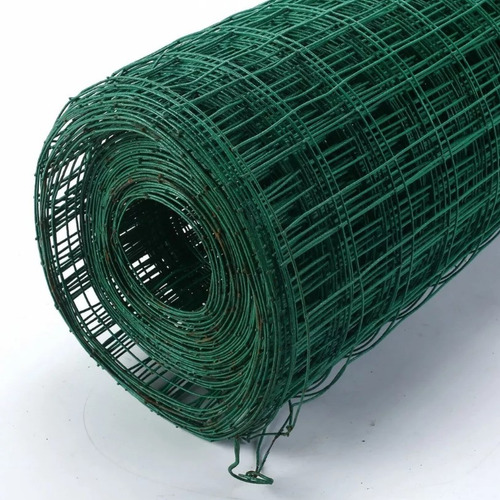 Tejido Malla Cerco Alambre Forrado Rollo 30 Mts X 1,50 Mts