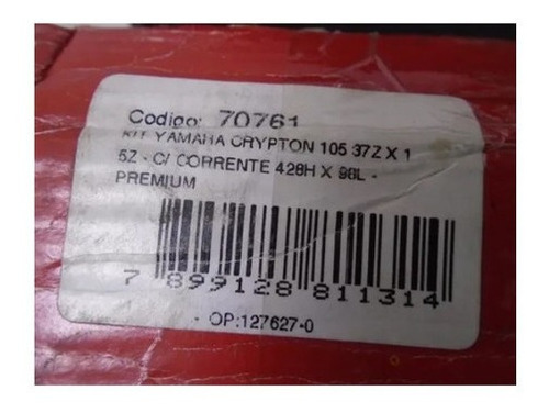 Imagem 5 de 5 de Kit Transmissão, Corr. Coroa E Pinhão, Riffel Fazer 250 2015