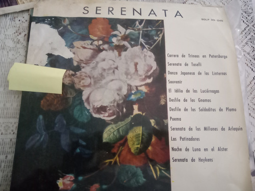 Disco Lp Serenata Richards Y Su Orquesta