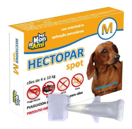 Hectopar Cães Spot M - 4-10  Kg