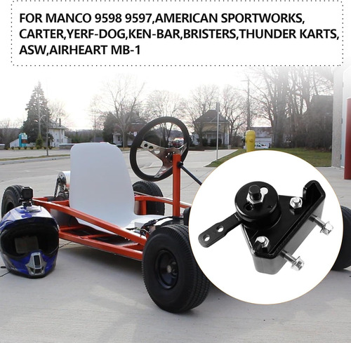 Go Kart Pinza De Freno Mecánica Y Soporte Con Pastillas Para