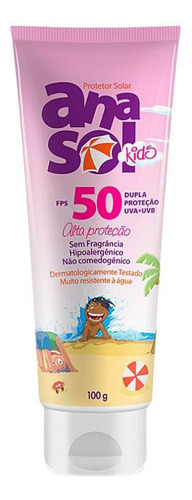 Protetor Solar Infantil Anasol Kids Fps 50 Alta Proteção