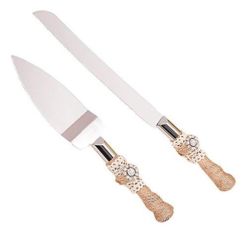 Juego De Cuchillo Y Servidor Para Tartas De Boda True Love G