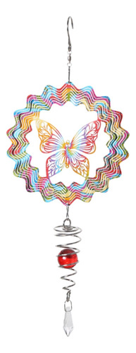 Hilandero Giratorio Con Forma De Mariposa, Decoración De Jar