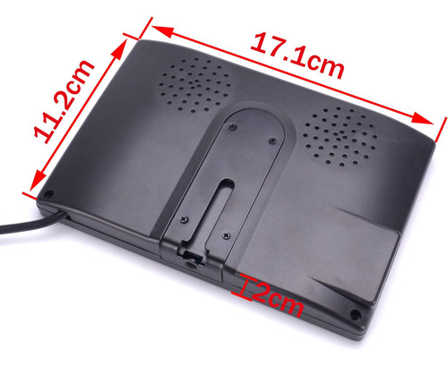 Monitor Fpvdrone Rc De 7 Pulgadas Fpv 1024x600 Ips Lcd Monit