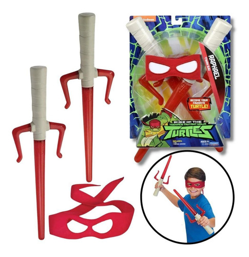 Tartarugas Ninja - Kit De Equipamento Ação Raphael - Sunny